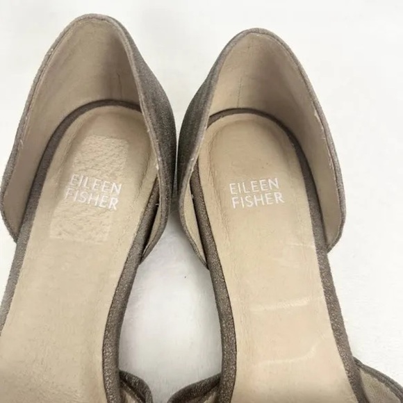 Eileen Fisher Fuller Metallic
Pointed Toe Suede Flats - Picture 2 of 9